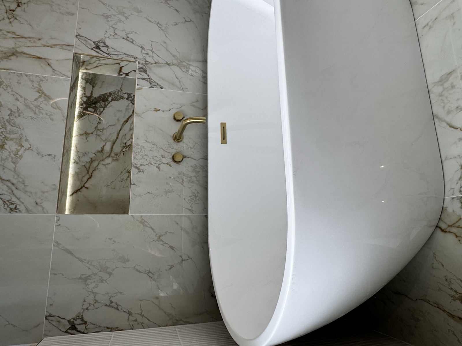 Freestanding bathtub from a recent Instantheat bathroom renovation
